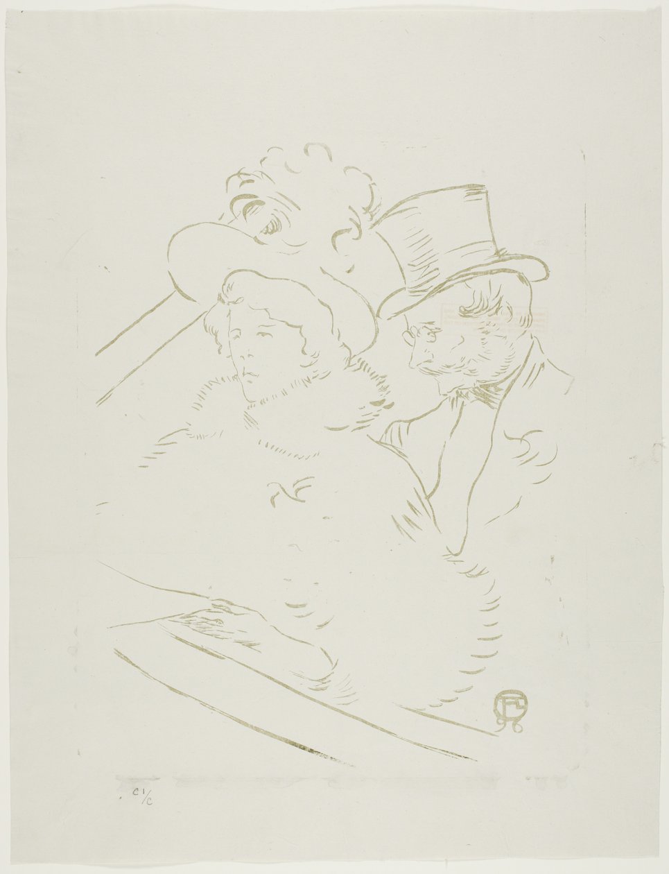 På konserten av Henri de Toulouse-Lautrec