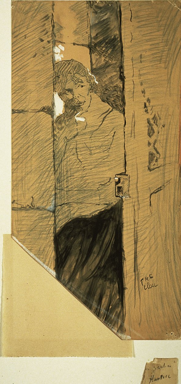Ved døren av Henri de Toulouse-Lautrec