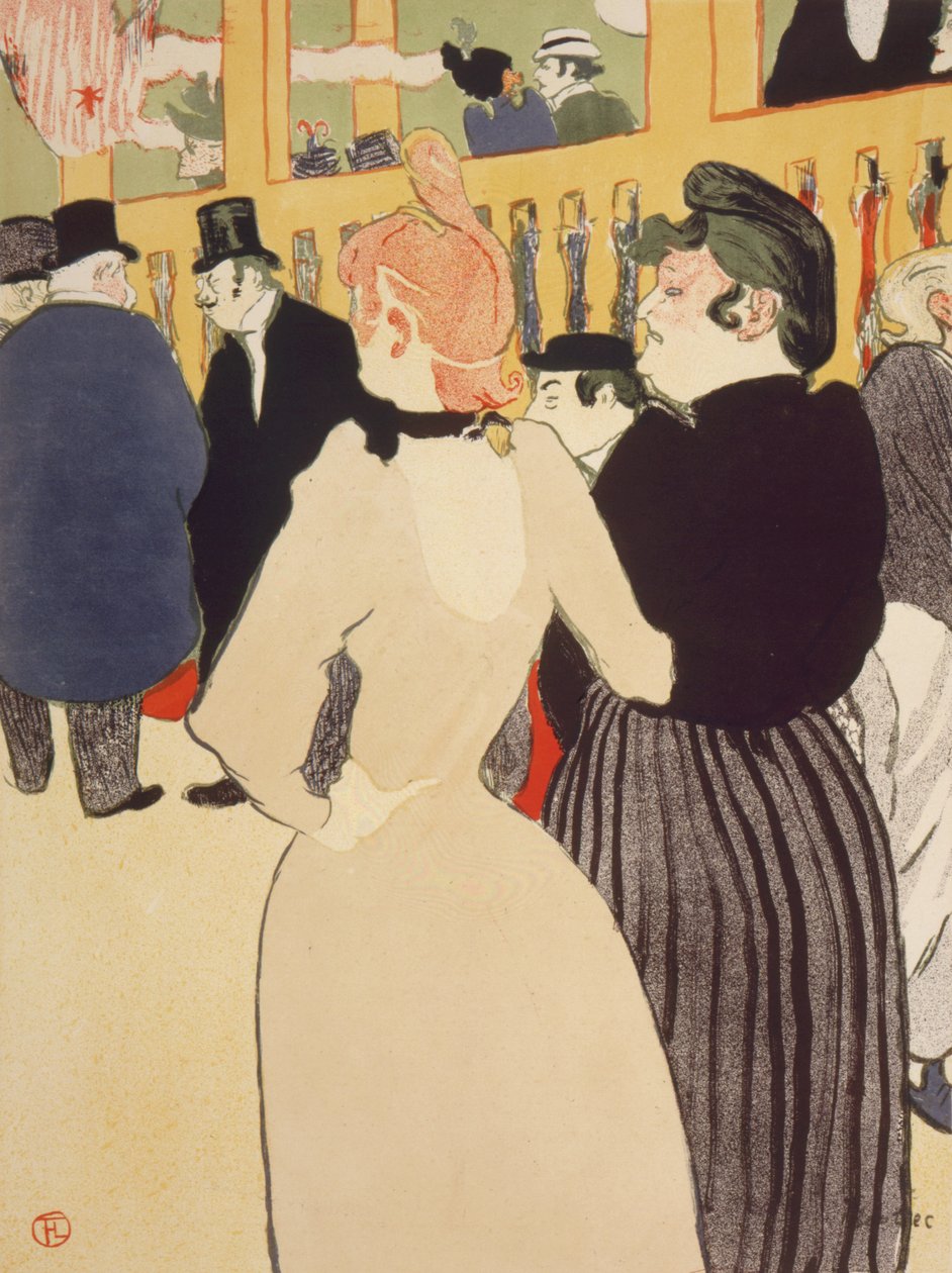 Ved Moulin Rouge av Henri de Toulouse Lautrec