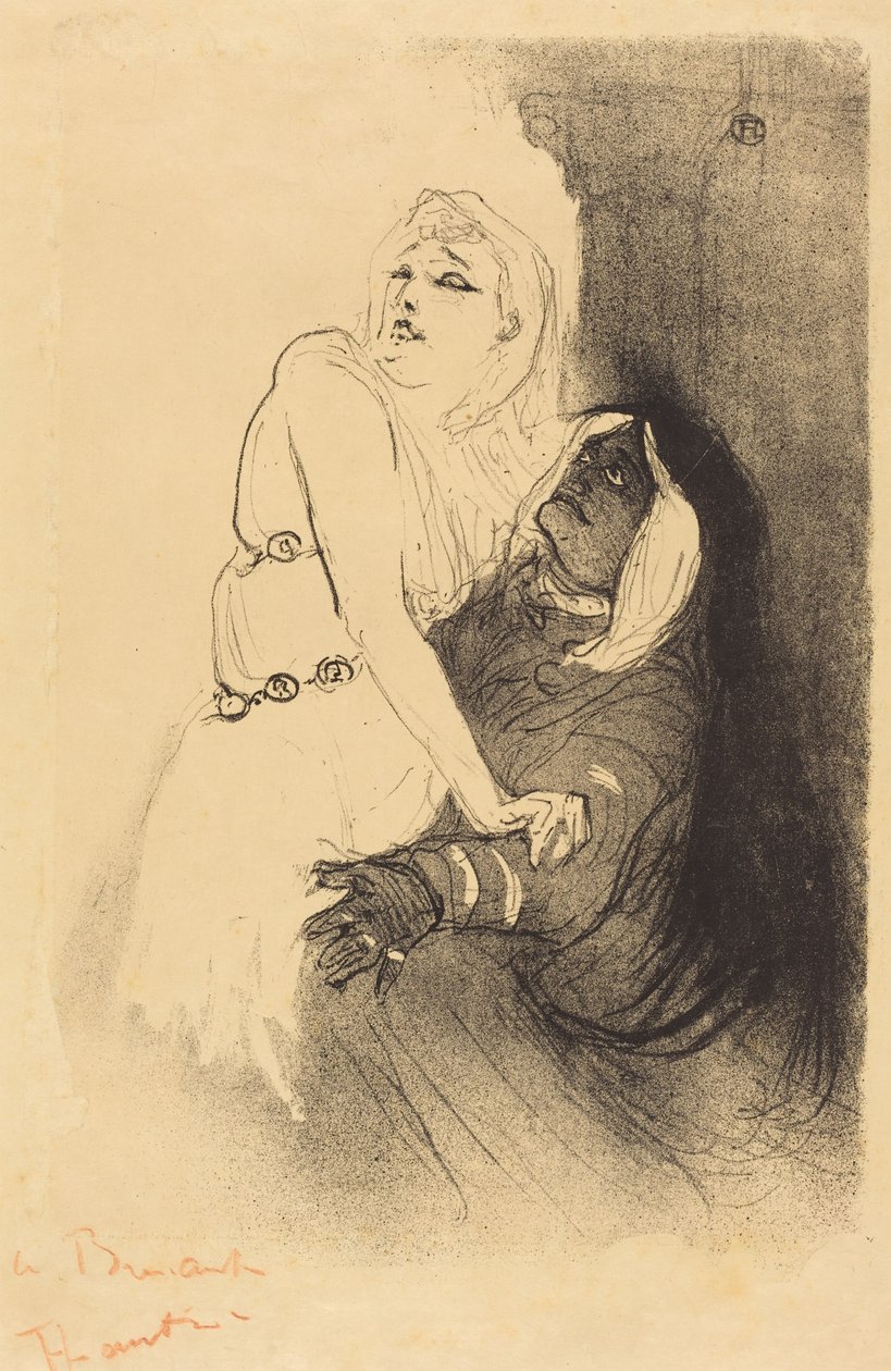 På Renaissance: Sarah Bernhardt i «Fedra» av Henri de Toulouse-Lautrec