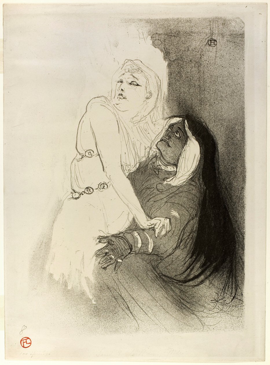 Ved renessansen: Sarah Bernhardt i Phèdre av Henri de Toulouse-Lautrec