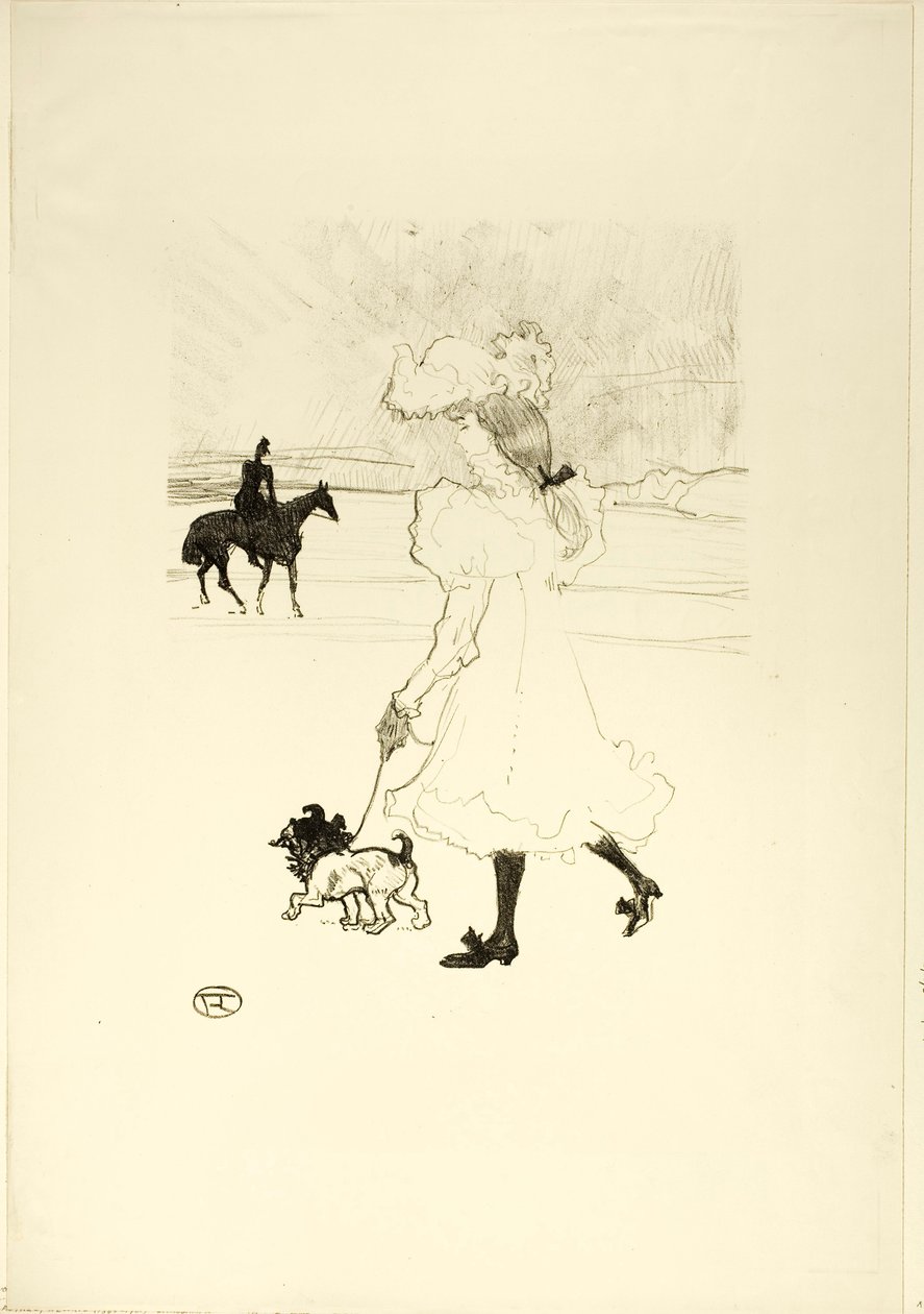 I skogen av Henri de Toulouse-Lautrec