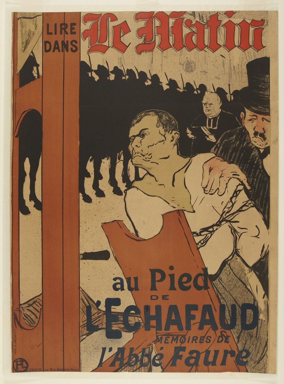 Am Fuße des Schafotts av Henri de Toulouse-Lautrec