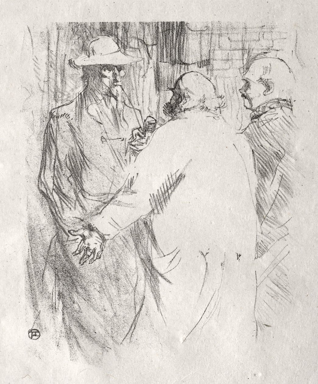 Ved foten av Sinai: Clemenceau til Busk av Henri de Toulouse-Lautrec