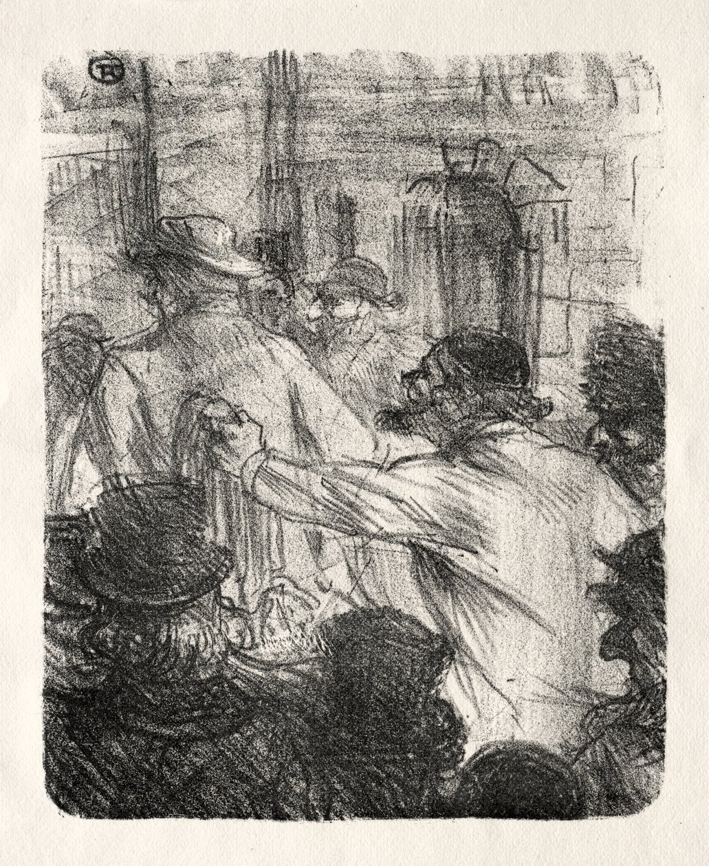 Ved foten av Sinai: Tøyhallen, Krakow av Henri de Toulouse-Lautrec
