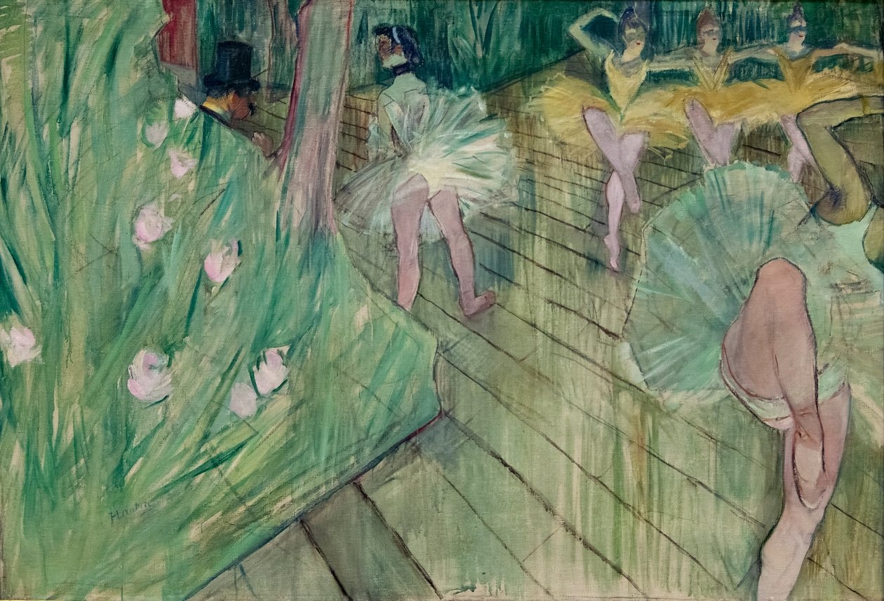 Ballettscene av Henri de Toulouse Lautrec