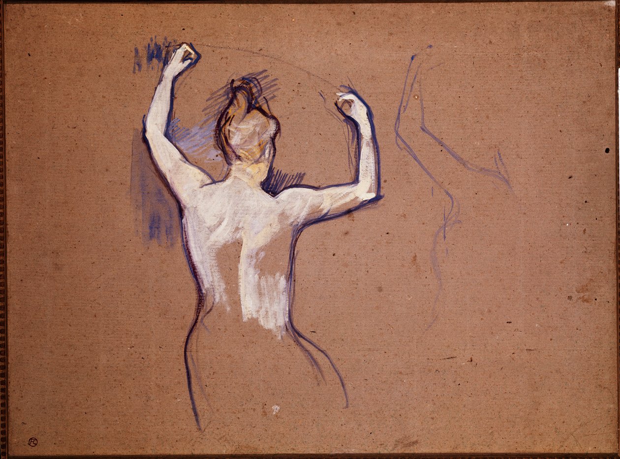Ballet de Papa Chrysanthme (Studium for en av de omtalte danserne) av Henri de Toulouse Lautrec
