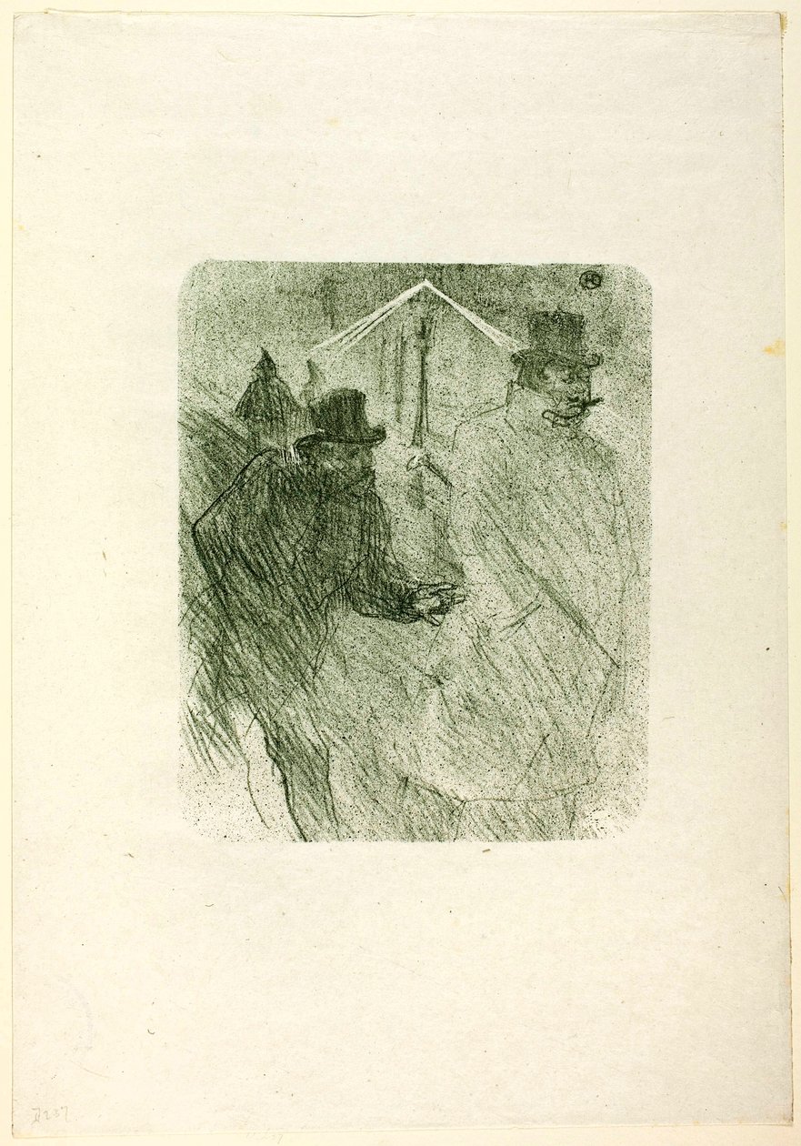 Baron Moïse Begging, fra Au Pied du Sinaï av Henri de Toulouse-Lautrec