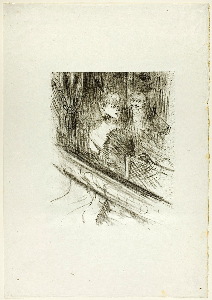 Baron Moïse, losjen, fra Au Pied du Sinaï av Henri de Toulouse-Lautrec