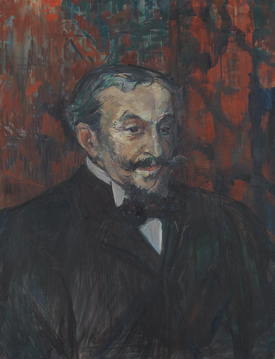 Portrett av en herre (Georges de Villéchenon) av Henri de Toulouse-Lautrec