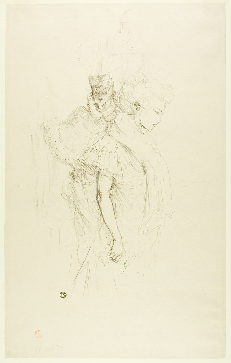 Hvit og svart av Henri de Toulouse-Lautrec