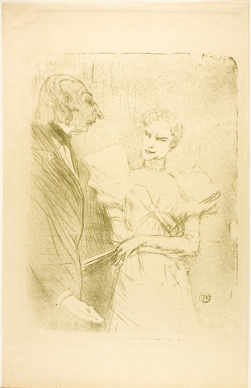 Brandès og Leloir, i Les Cabotins av Henri de Toulouse-Lautrec