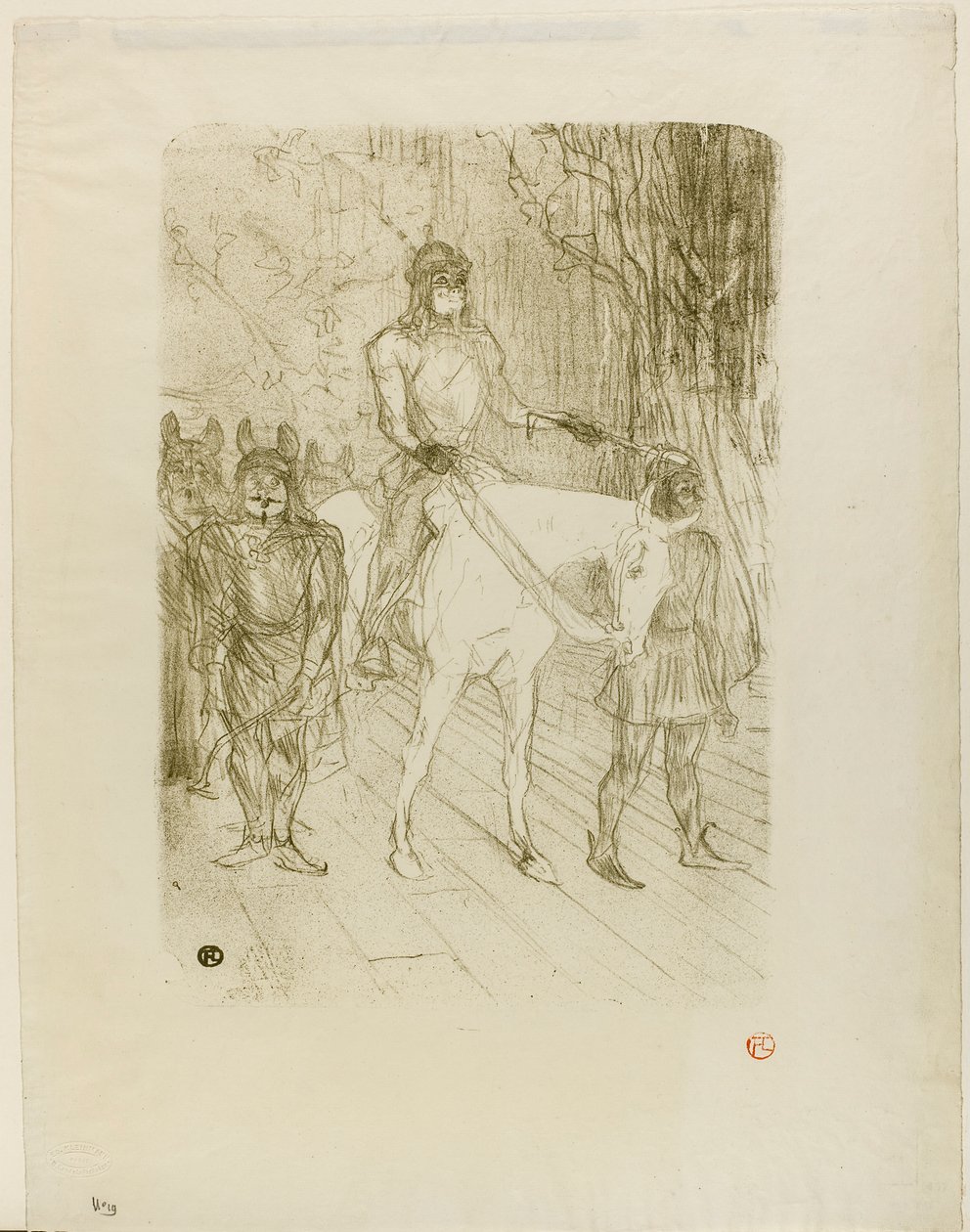 Brassørens inngang i Chilpéric av Henri de Toulouse-Lautrec