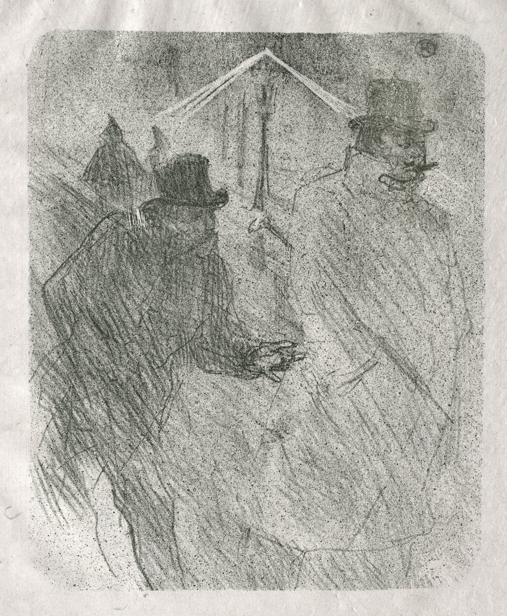 Byste av Mademoiselle Lender av Henri de Toulouse-Lautrec