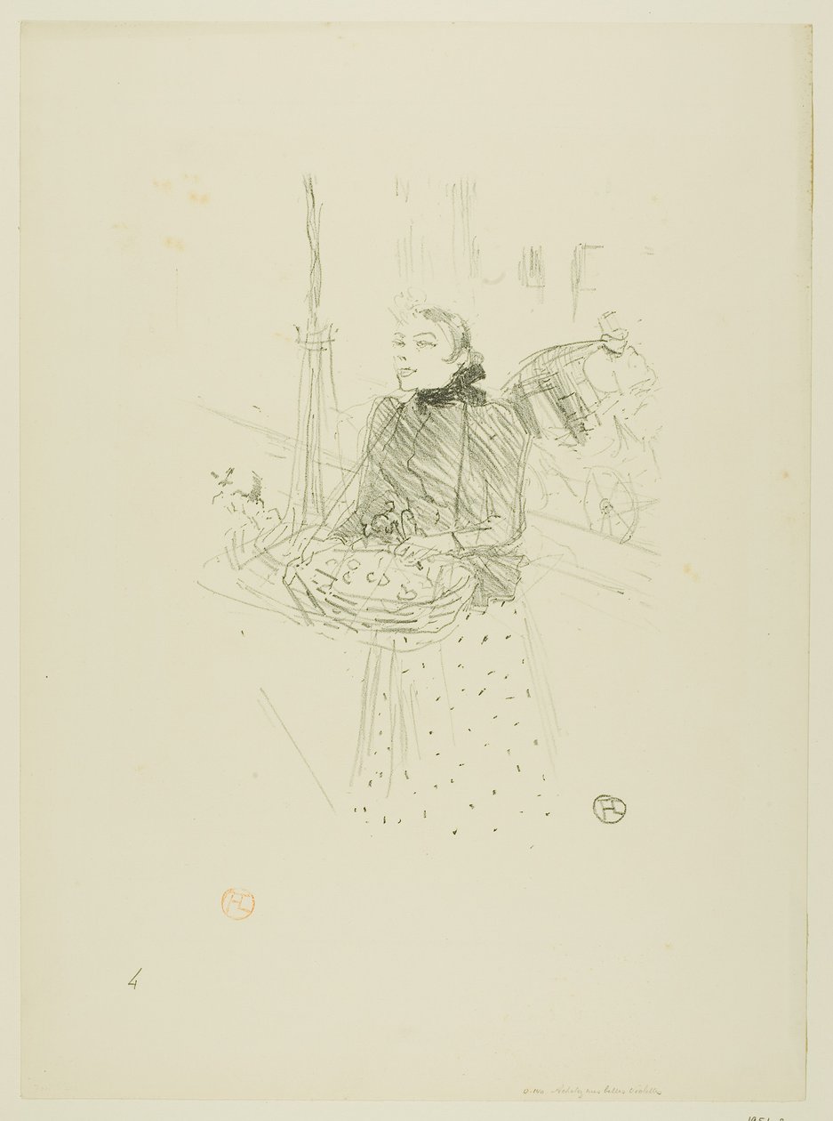 Kjøp My Pretty Violets, fra Melodier av Désiré Dihau av Henri de Toulouse-Lautrec