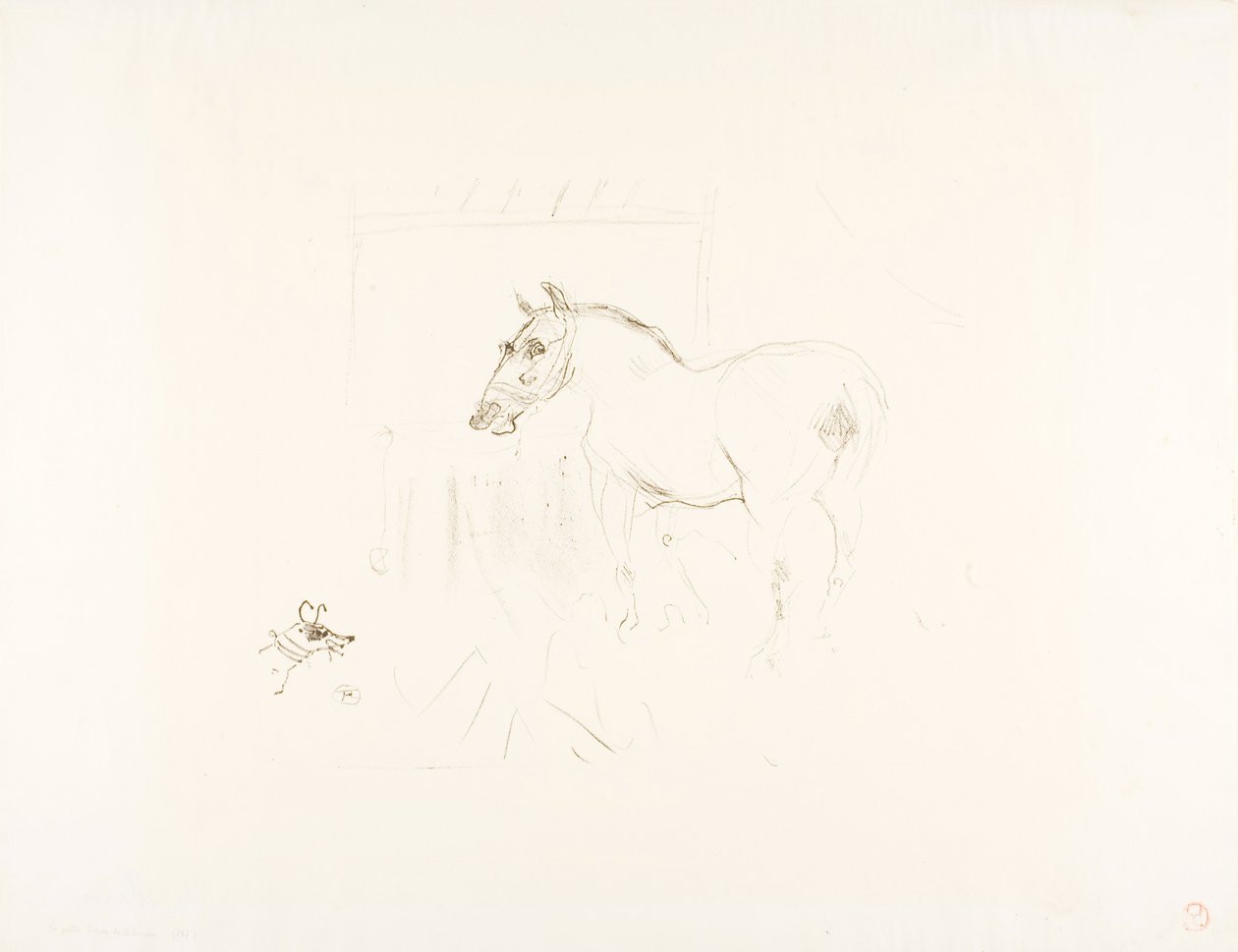 Calmèses lille ponni av Henri de Toulouse-Lautrec