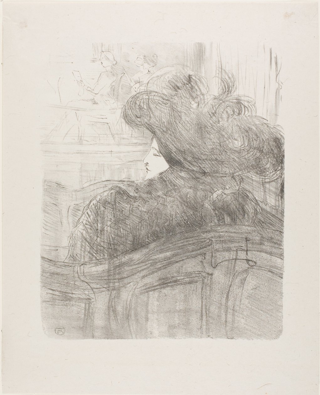 Cléo de Mérode, fra Thirteen Lithographs av Henri de Toulouse-Lautrec