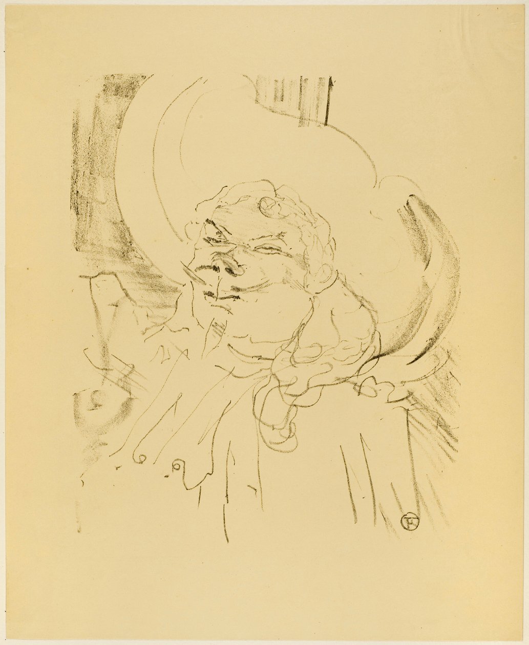 Coquelin den eldste, fra Treize Lithographys av Henri de Toulouse-Lautrec