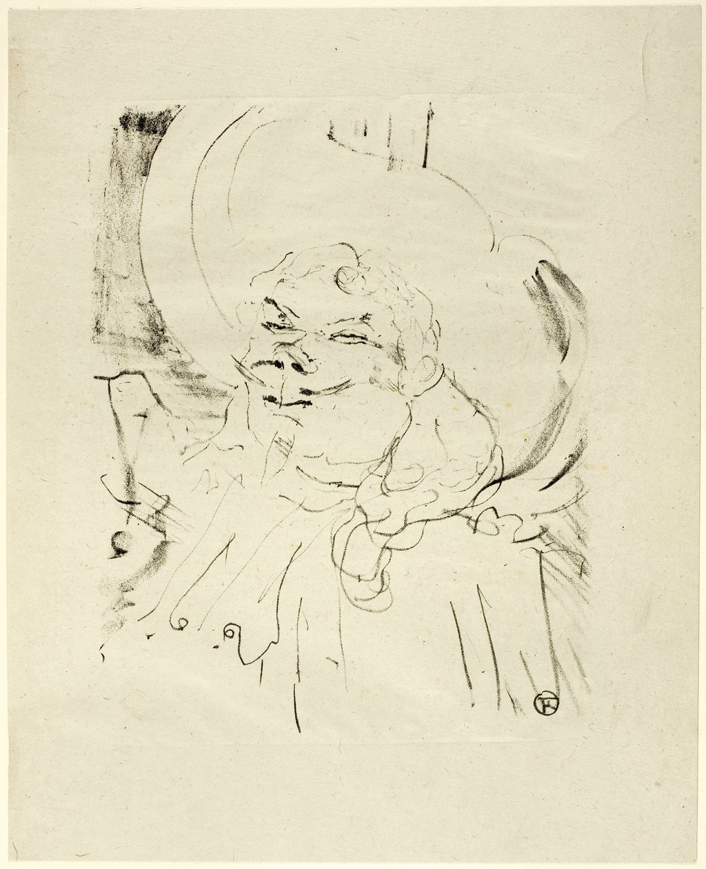 Coquelin den eldste, fra Treize Lithographys av Henri de Toulouse-Lautrec