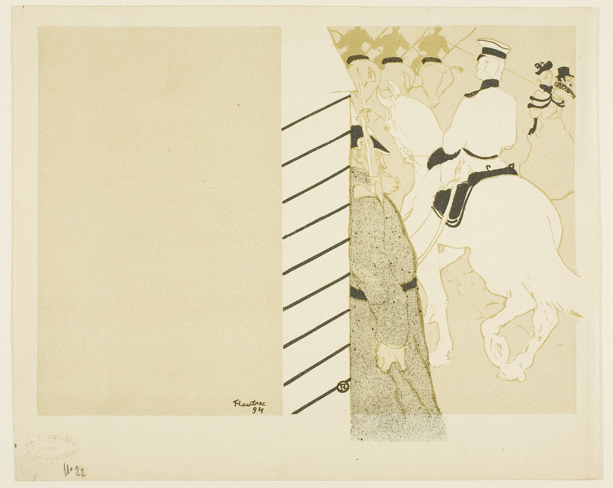 Dekning for Babylon i Tyskland av Henri de Toulouse-Lautrec