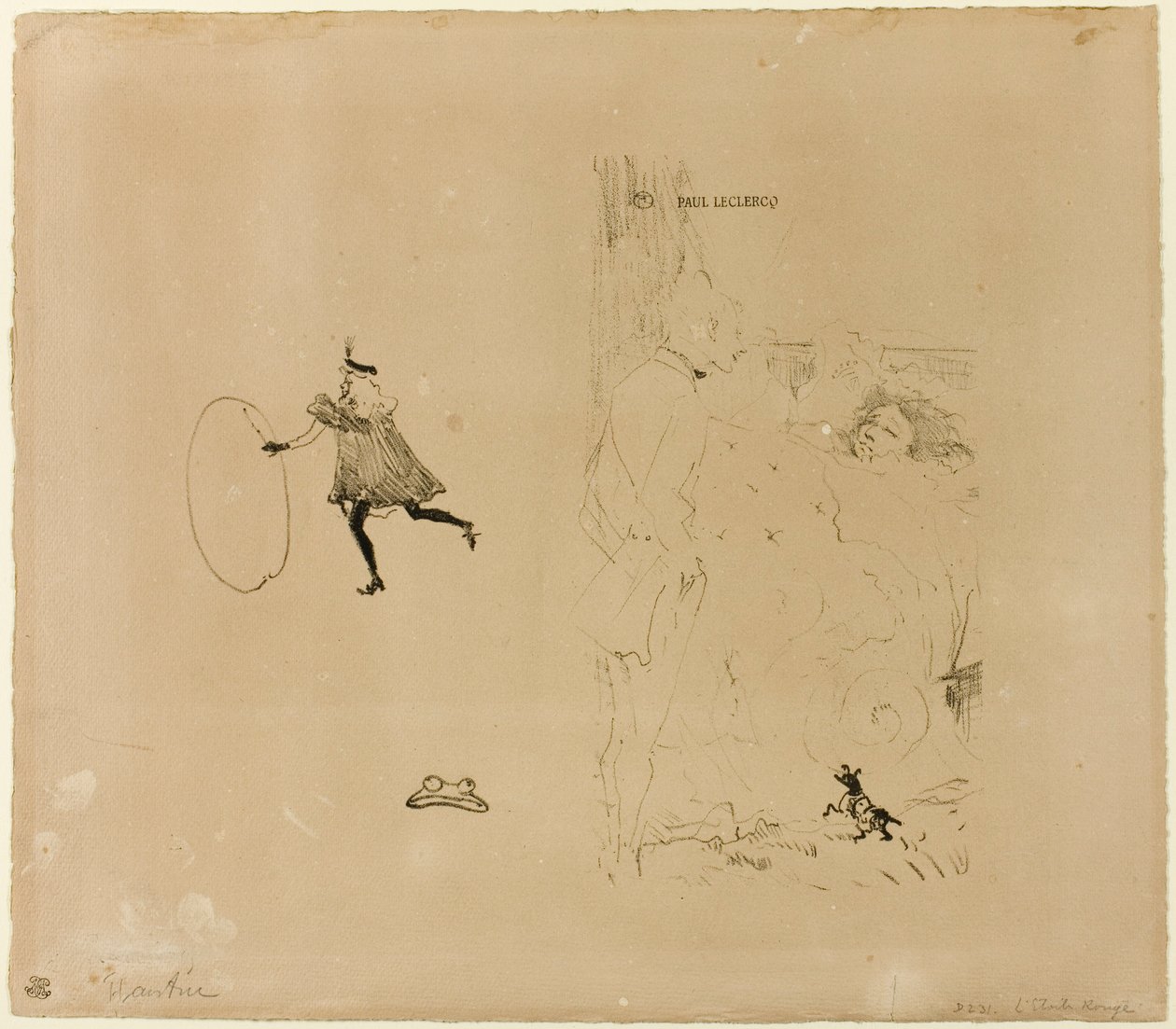 Omslag til L#39;Etoile rouge av Henri de Toulouse-Lautrec