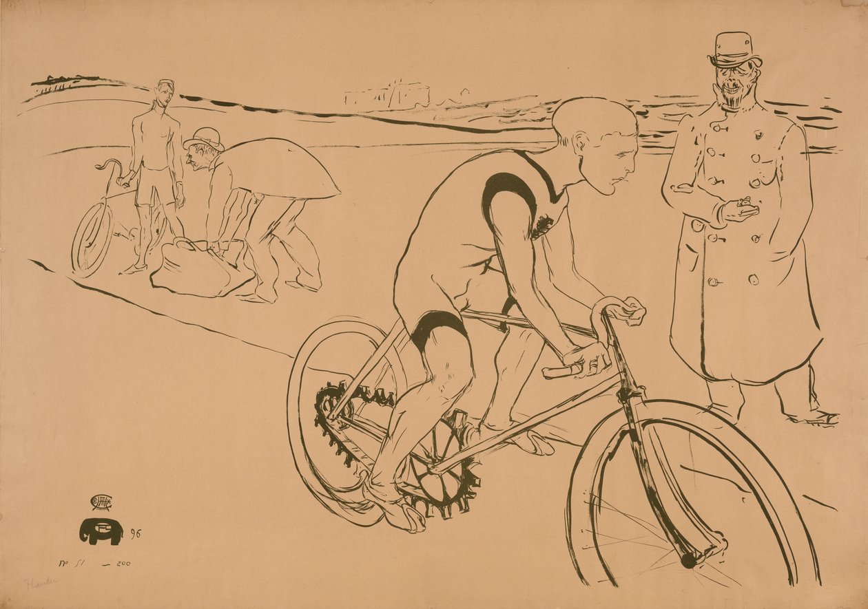 Sykle Michael av Henri de Toulouse-Lautrec