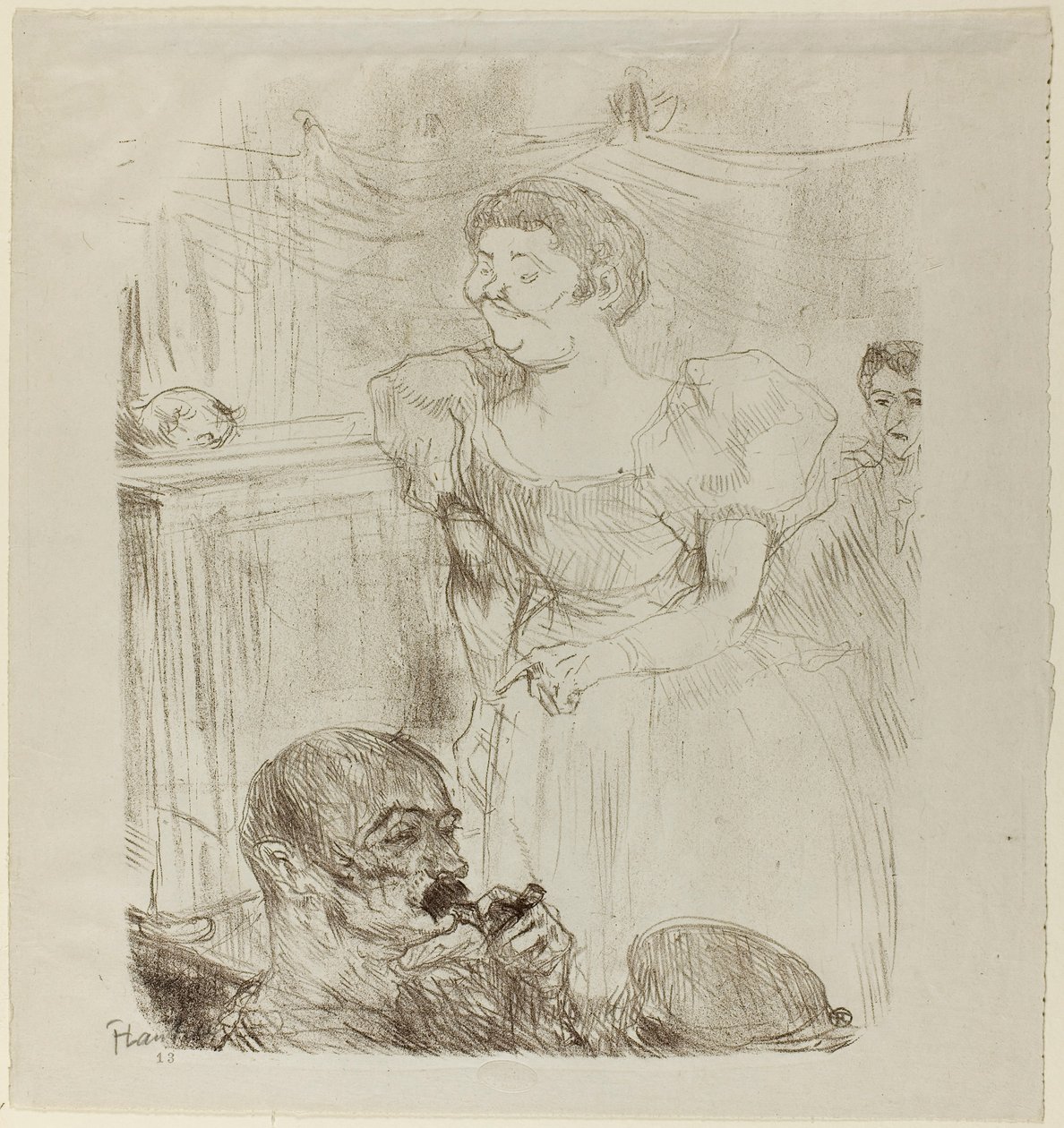 Di ti Fellow, engelsk sanger i en kafé-konsert av Henri de Toulouse-Lautrec