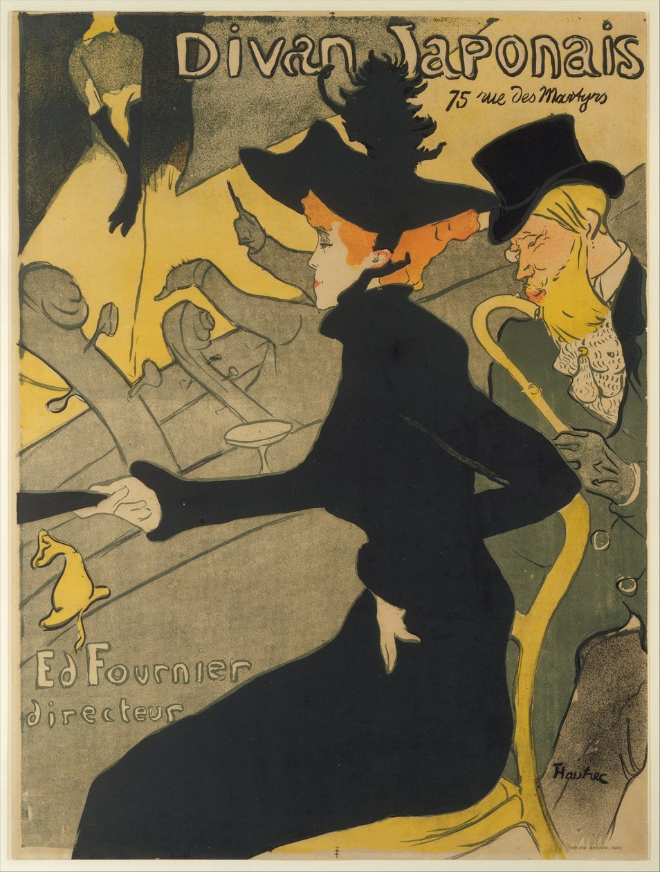 Divan Japonais av Henri de Toulouse-Lautrec