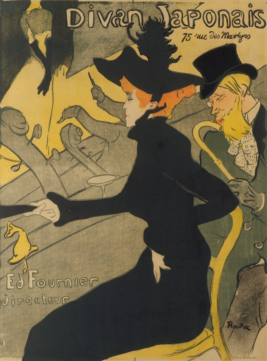 Japansk sofa av Henri de Toulouse Lautrec