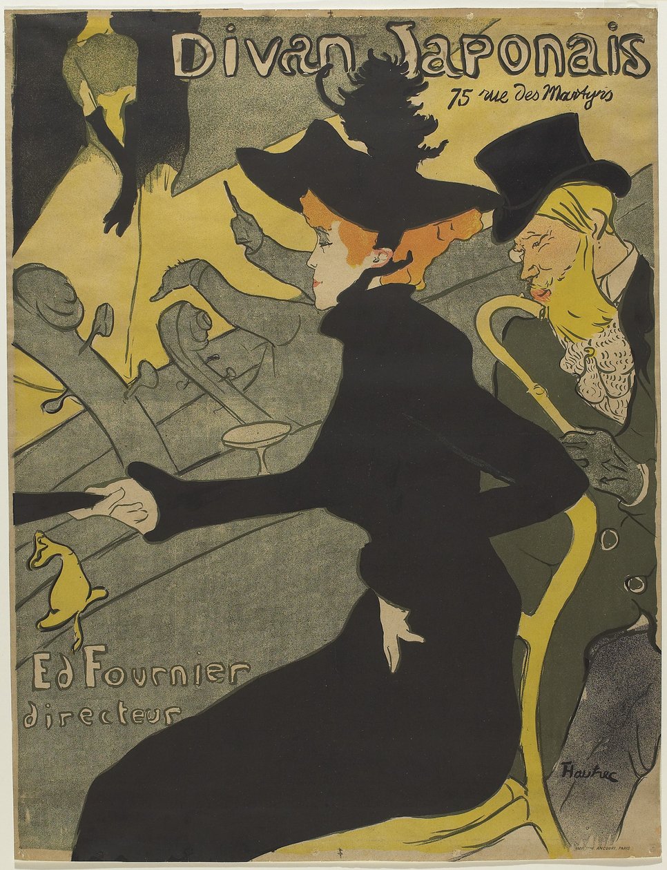 Japansk sofa av Henri de Toulouse Lautrec