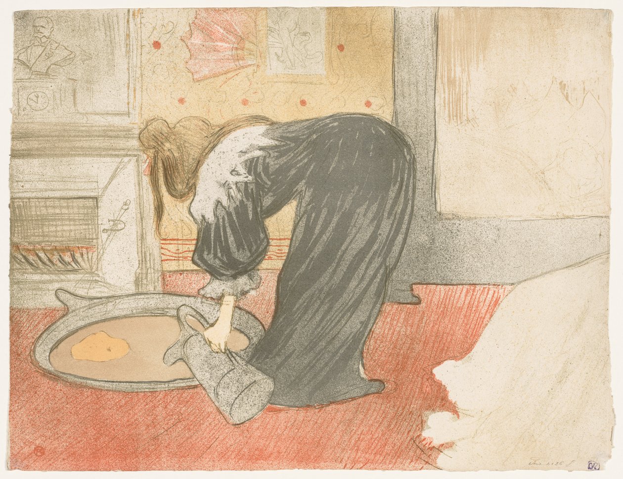 Elles: Kvinne i karet av Henri de Toulouse-Lautrec