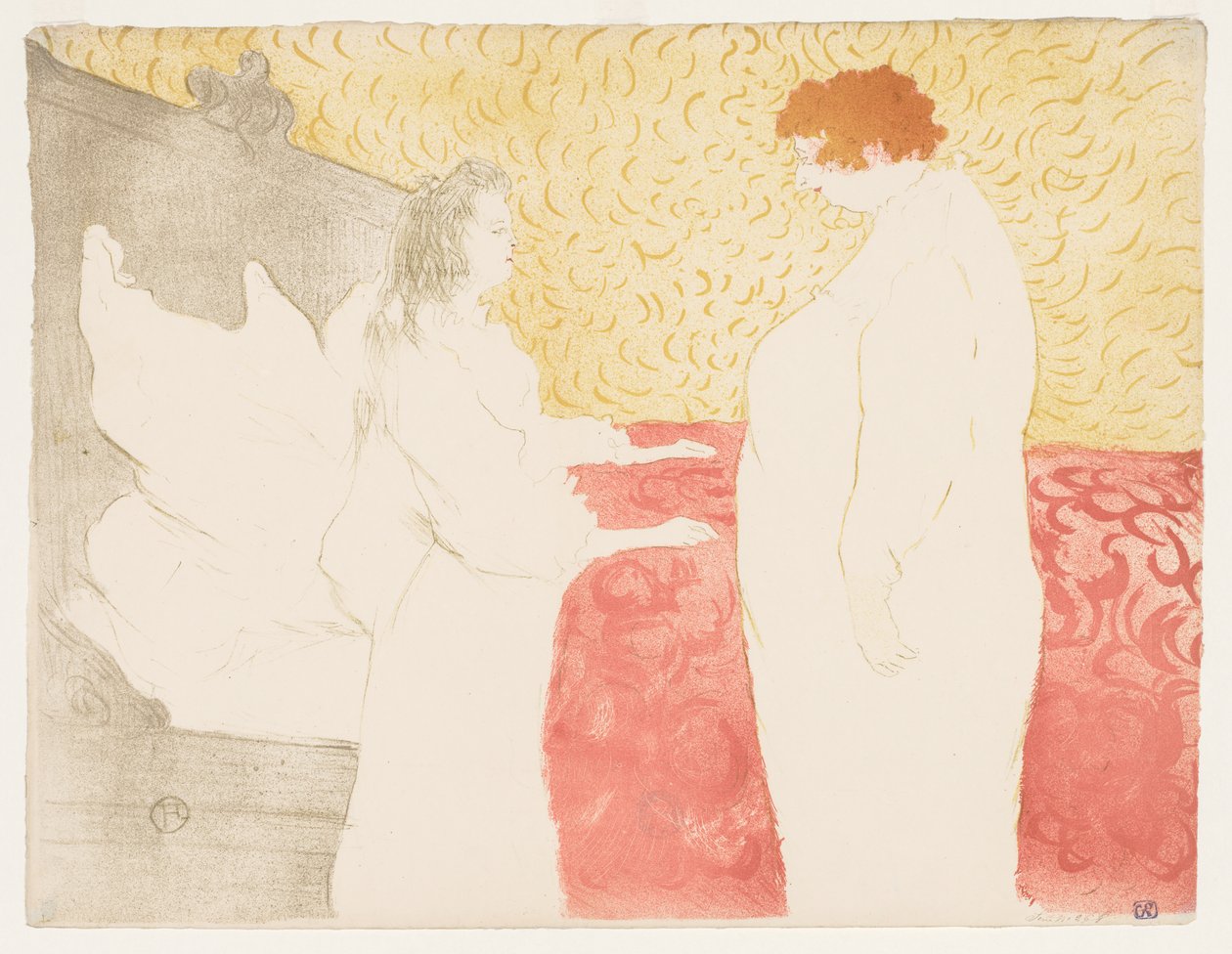 Elles: Kvinne i senga av Henri de Toulouse-Lautrec