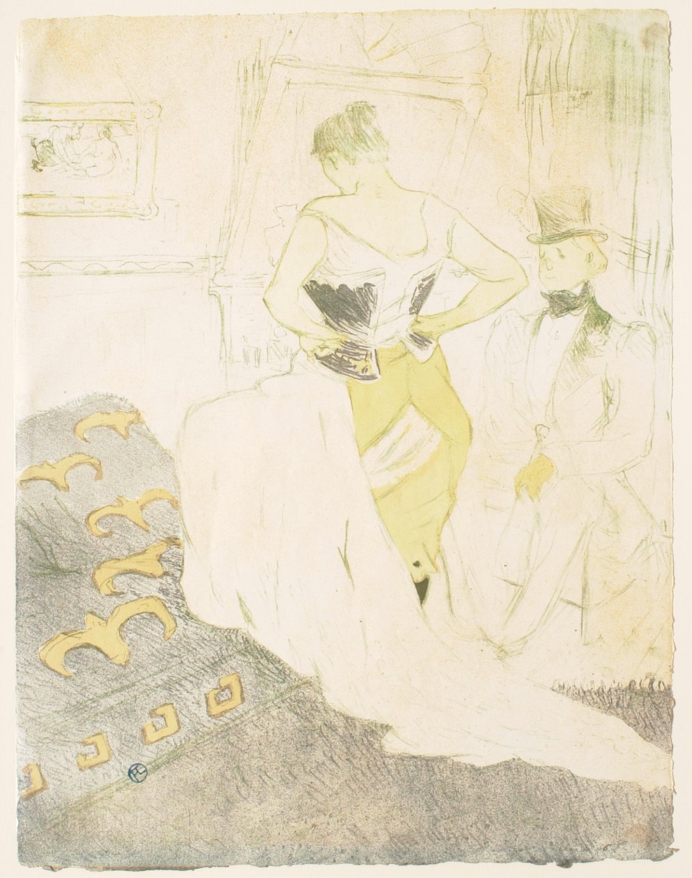 Elles: Kvinne i korsett - Tilnærmelsen av Henri de Toulouse-Lautrec