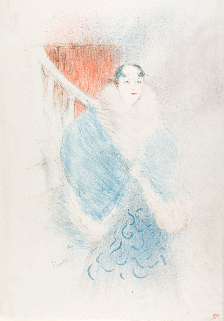 Elsa, kalt Wieneren av Henri de Toulouse-Lautrec