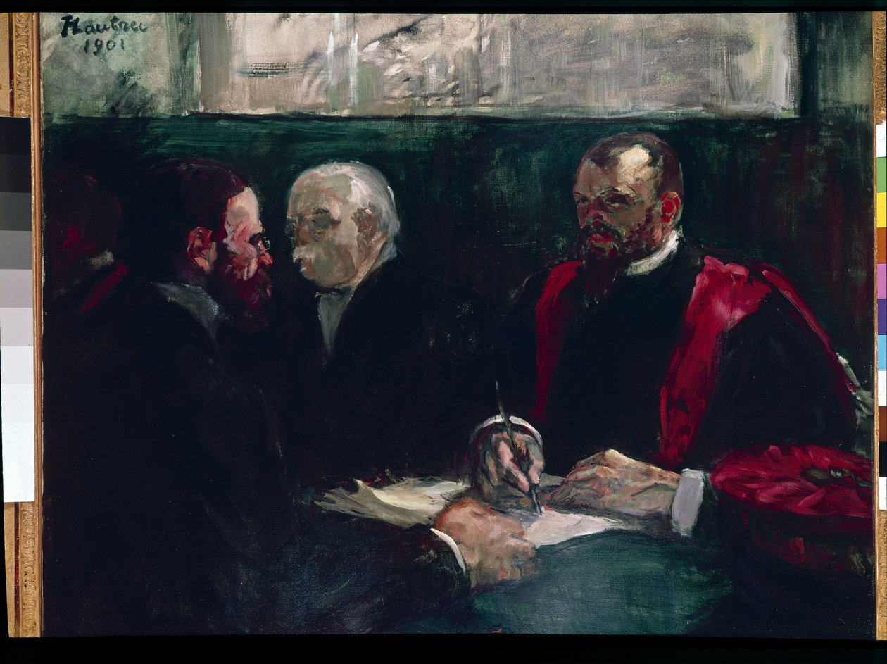 Eksamen ved Det medisinske fakultet, Paris av Henri de Toulouse Lautrec