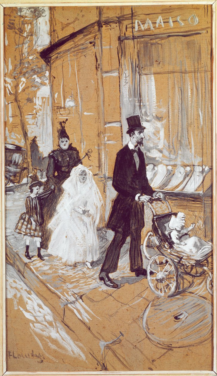 Første nattverdsdag av Henri de Toulouse Lautrec