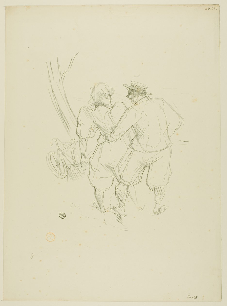 Floréal, fra Melodier av Désiré Dihau av Henri de Toulouse-Lautrec