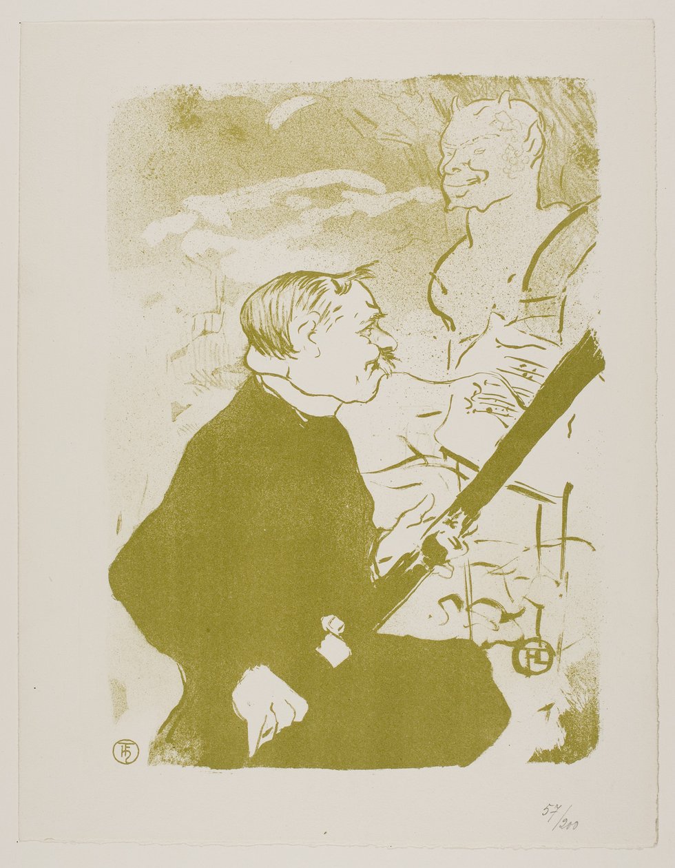 Til deg! ... av Henri de Toulouse-Lautrec