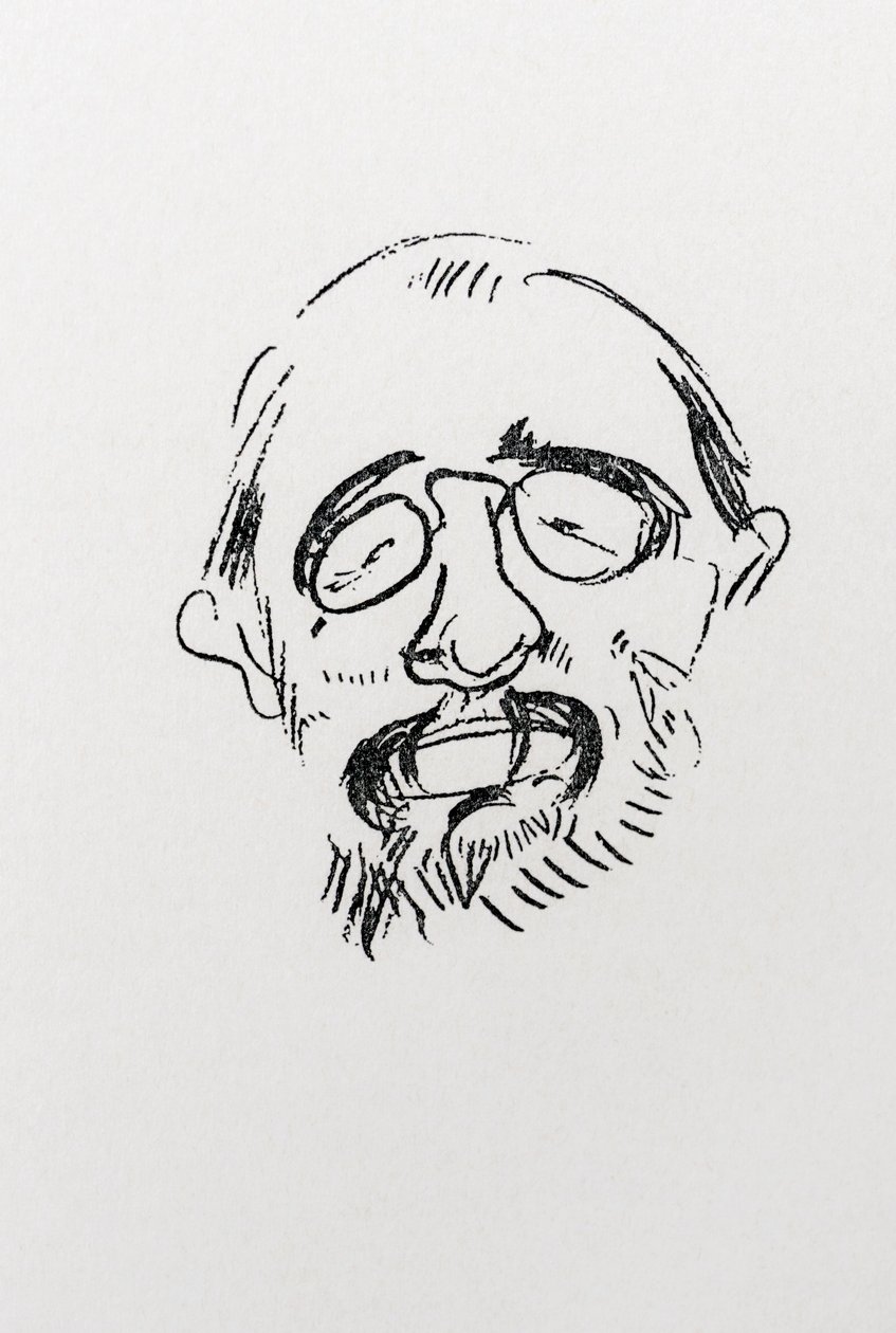 Henri Toulouse-Lautrec. Selvportrett. av Henri de Toulouse Lautrec