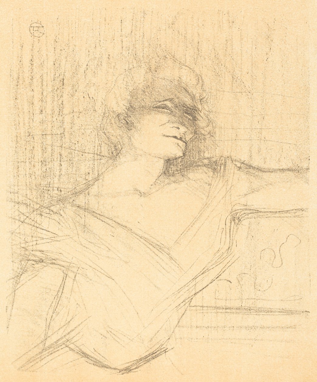 I "La glu" (I "La glu") av Henri de Toulouse-Lautrec