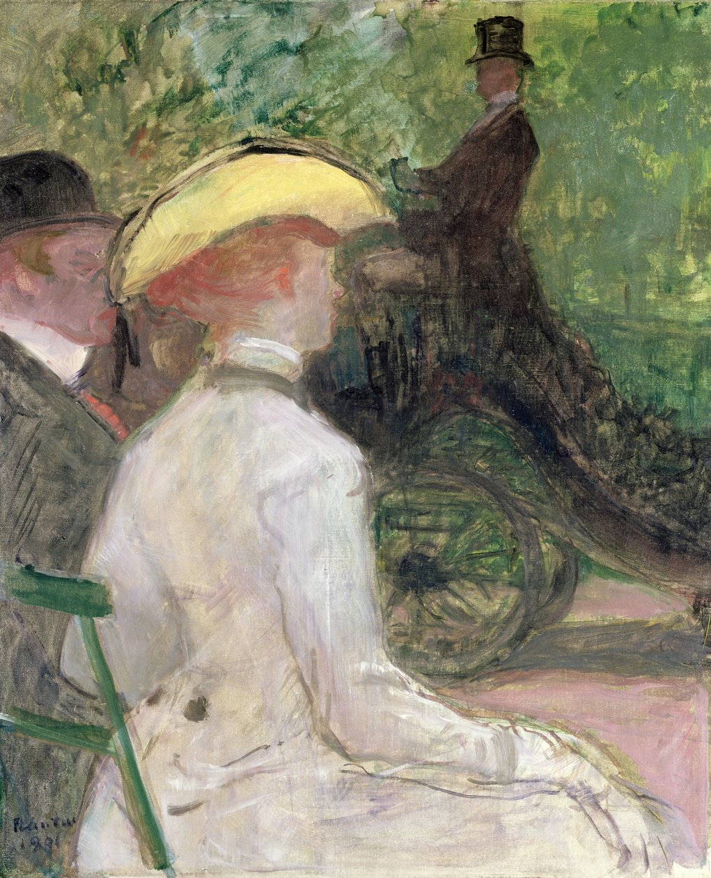 I Bois de Boulogne av Henri de Toulouse Lautrec