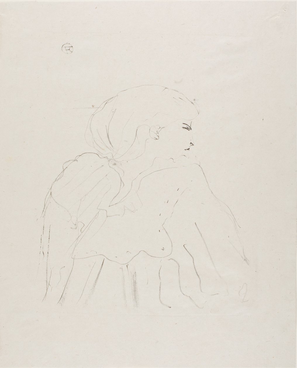 Jane Hading, fra Tretten litografier av Henri de Toulouse-Lautrec