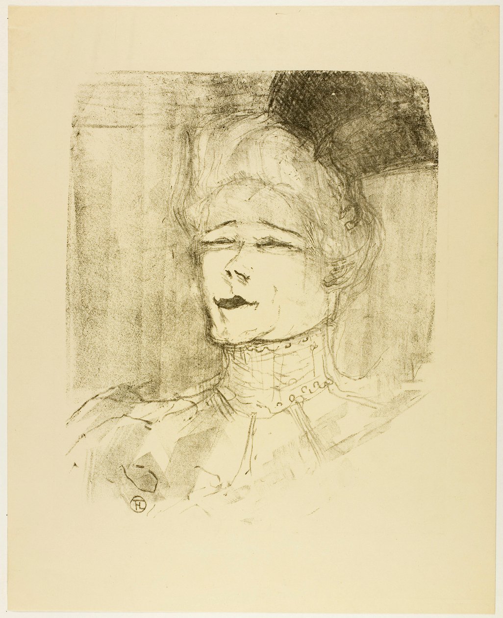 Jeanne Granier, fra Treize Lithographies av Henri de Toulouse-Lautrec