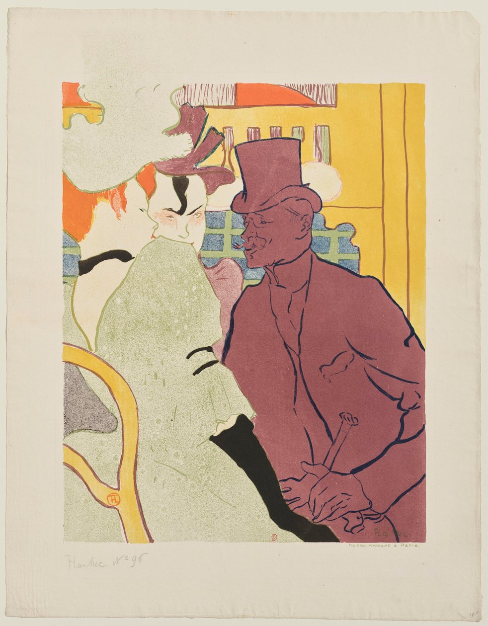 Engelskmannen Warener på Moulin-Rouge av Henri de Toulouse-Lautrec