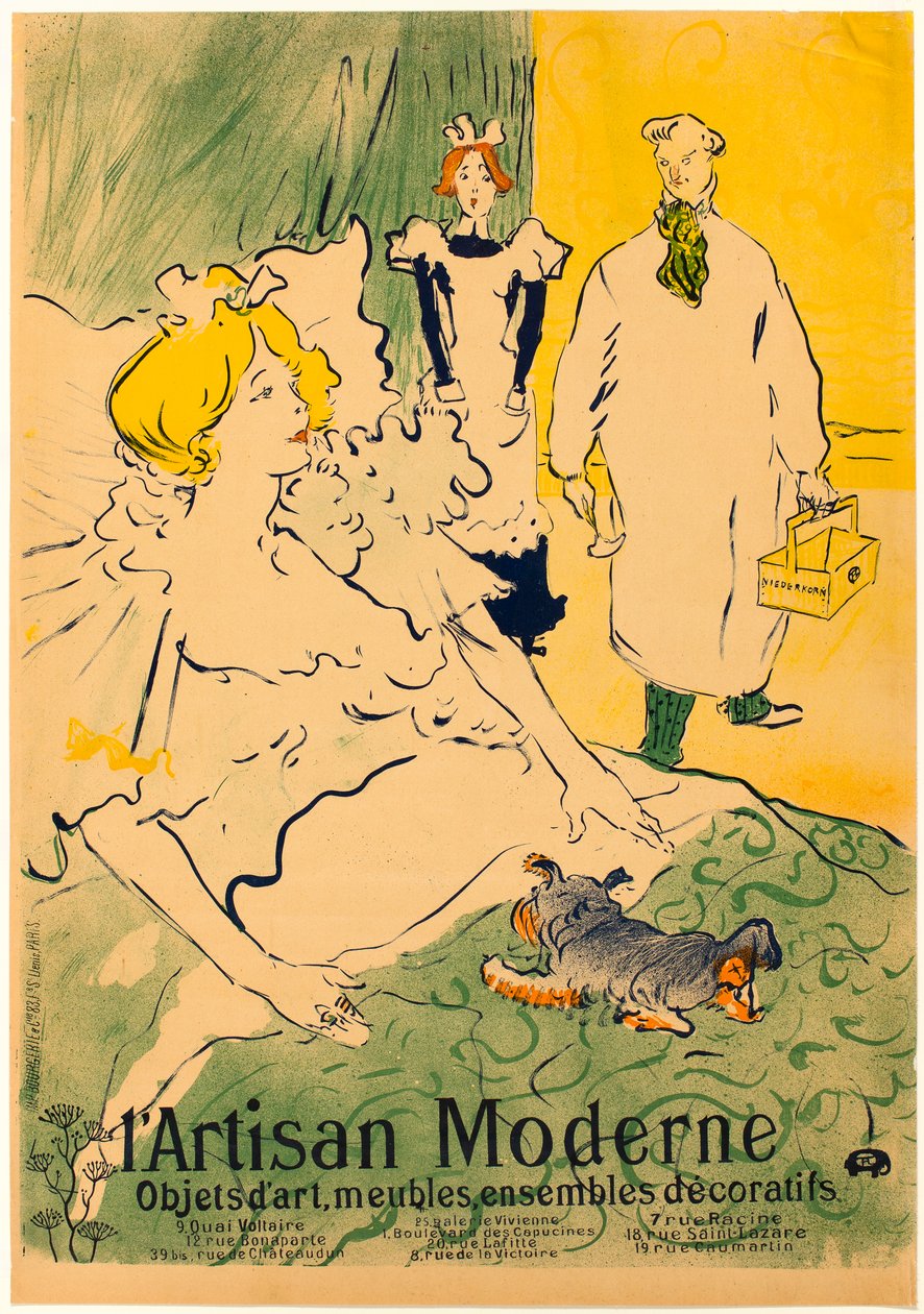 Den moderne håndverkeren av Henri de Toulouse-Lautrec