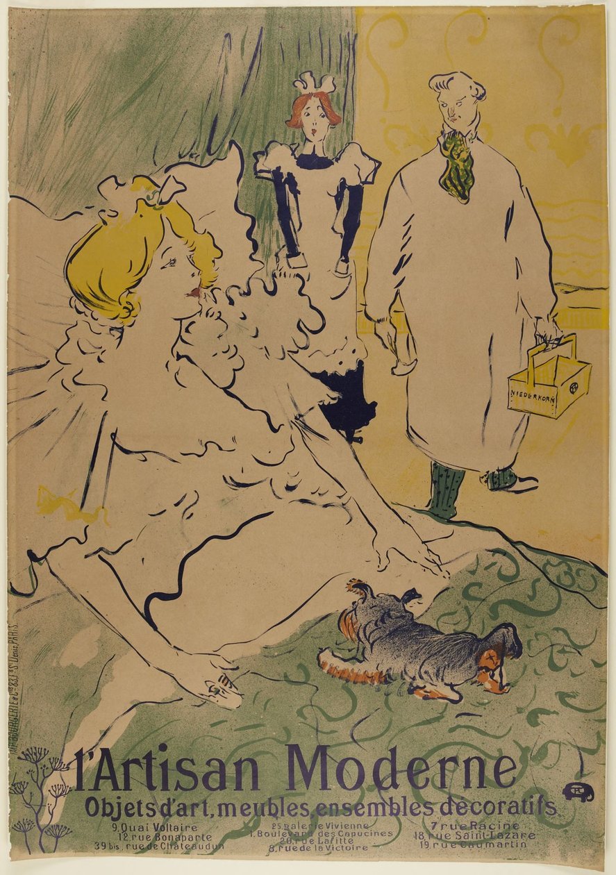 Den moderne håndverkeren av Henri de Toulouse-Lautrec