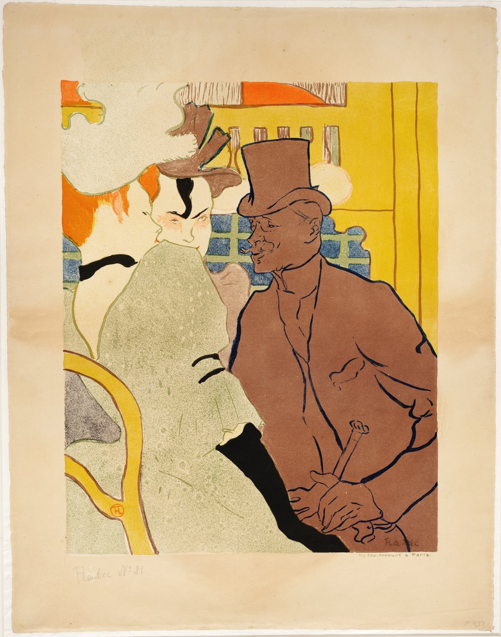 Engelsk på Moulin Rouge av Henri de Toulouse-Lautrec