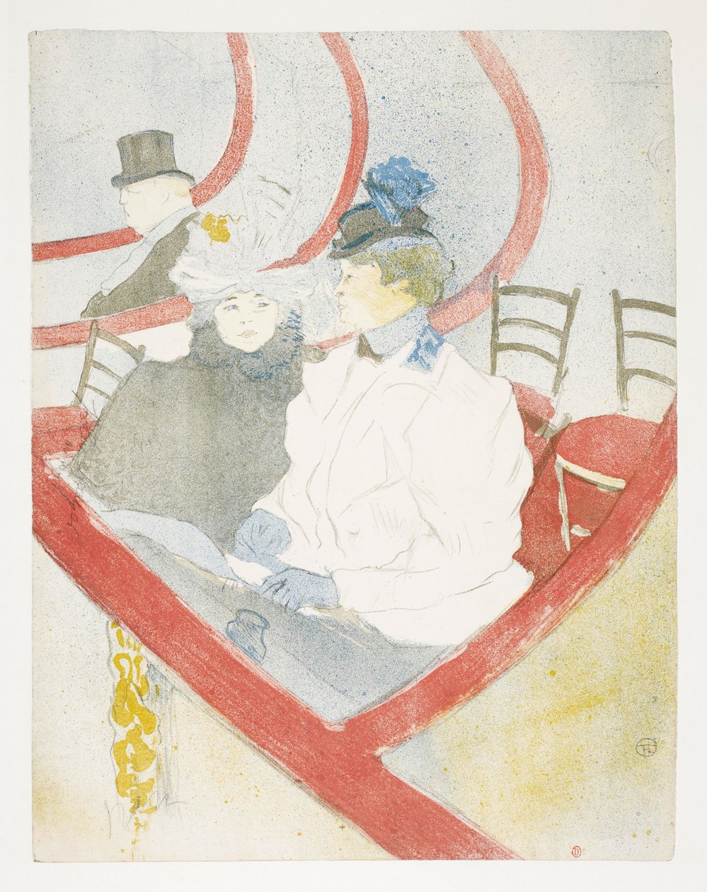 Den store losjen av Henri de Toulouse-Lautrec