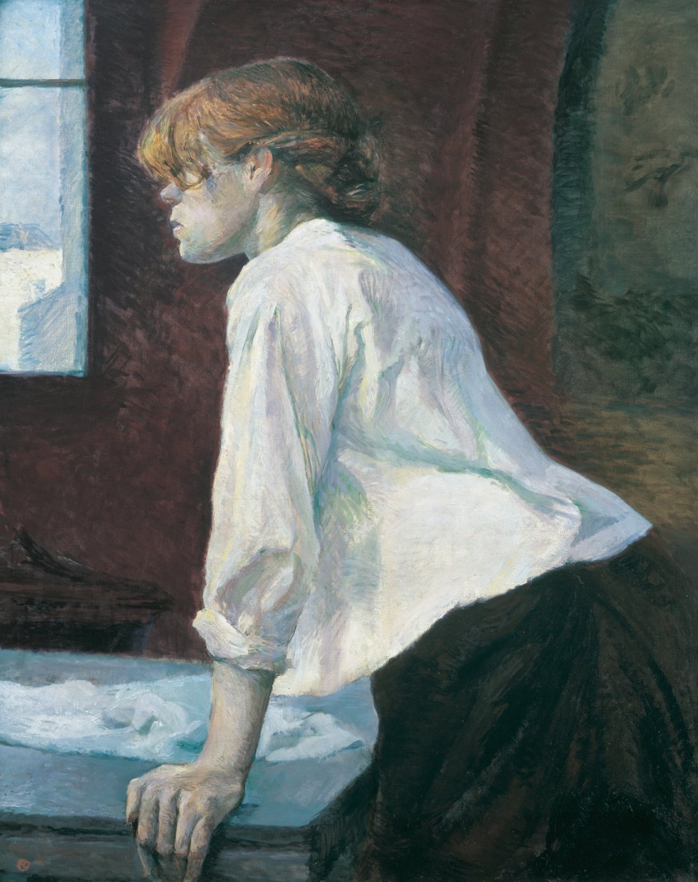 vaskedamen av Henri de Toulouse Lautrec