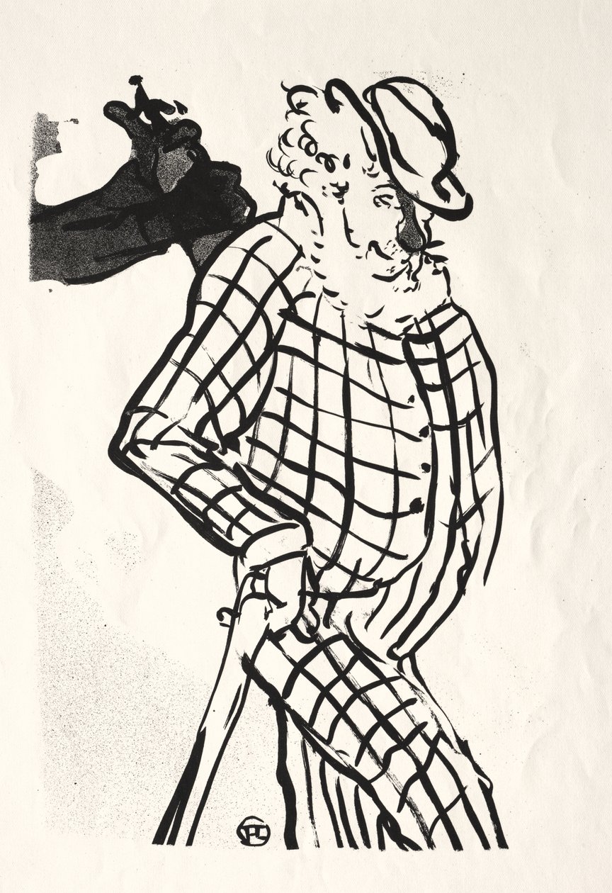 Café-konserten: American Singer av Henri de Toulouse-Lautrec